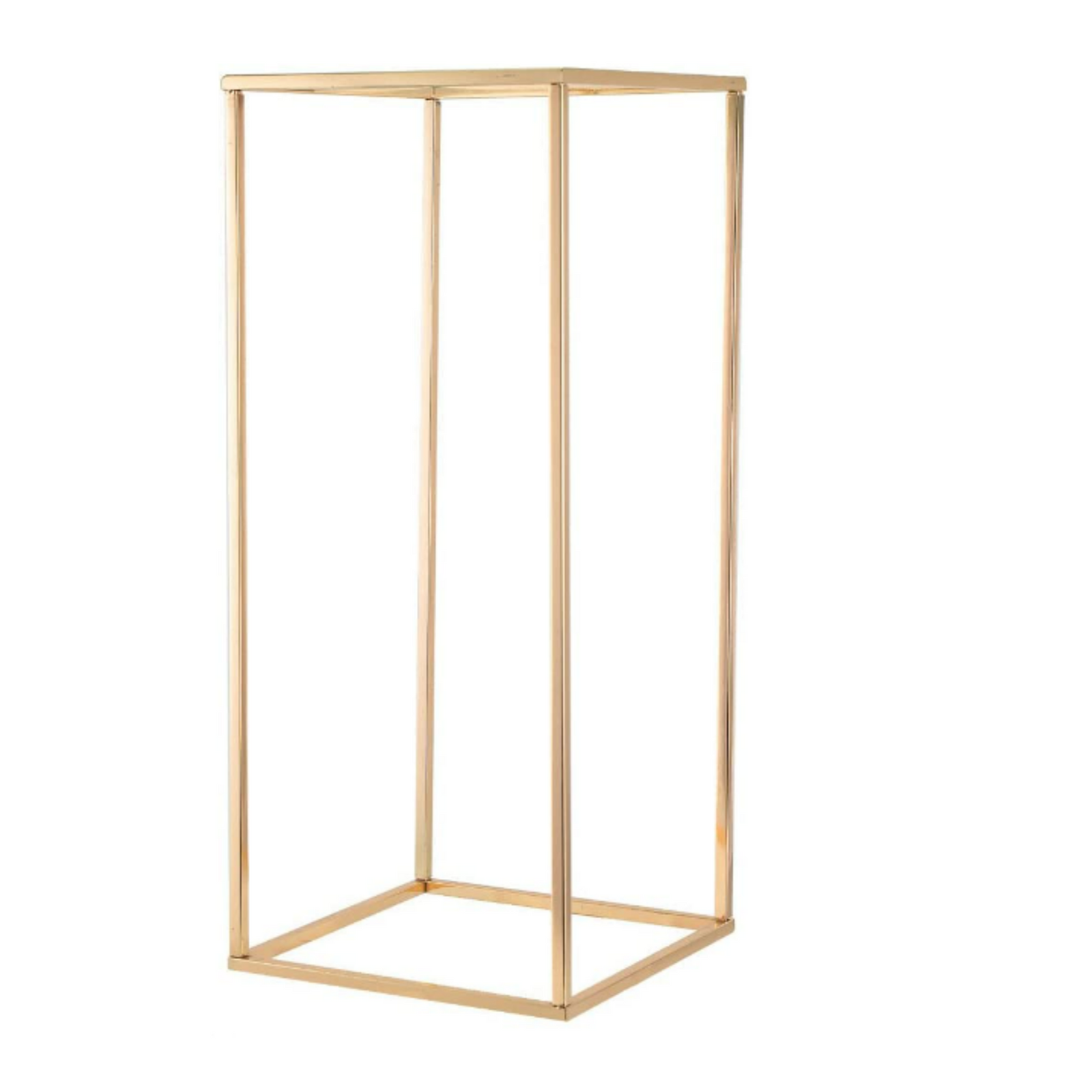 Rectangular Flower Stand - Gold
