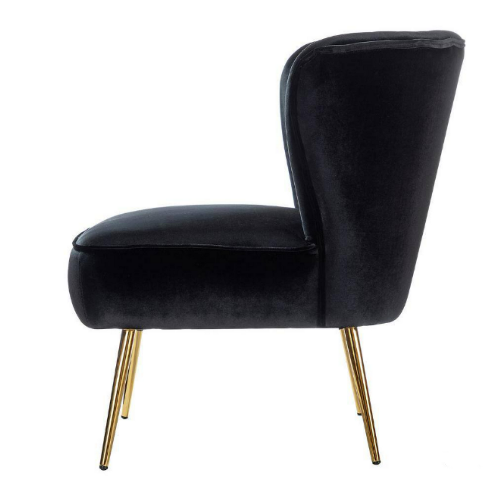 Black Delicia loveseat - 1 seater