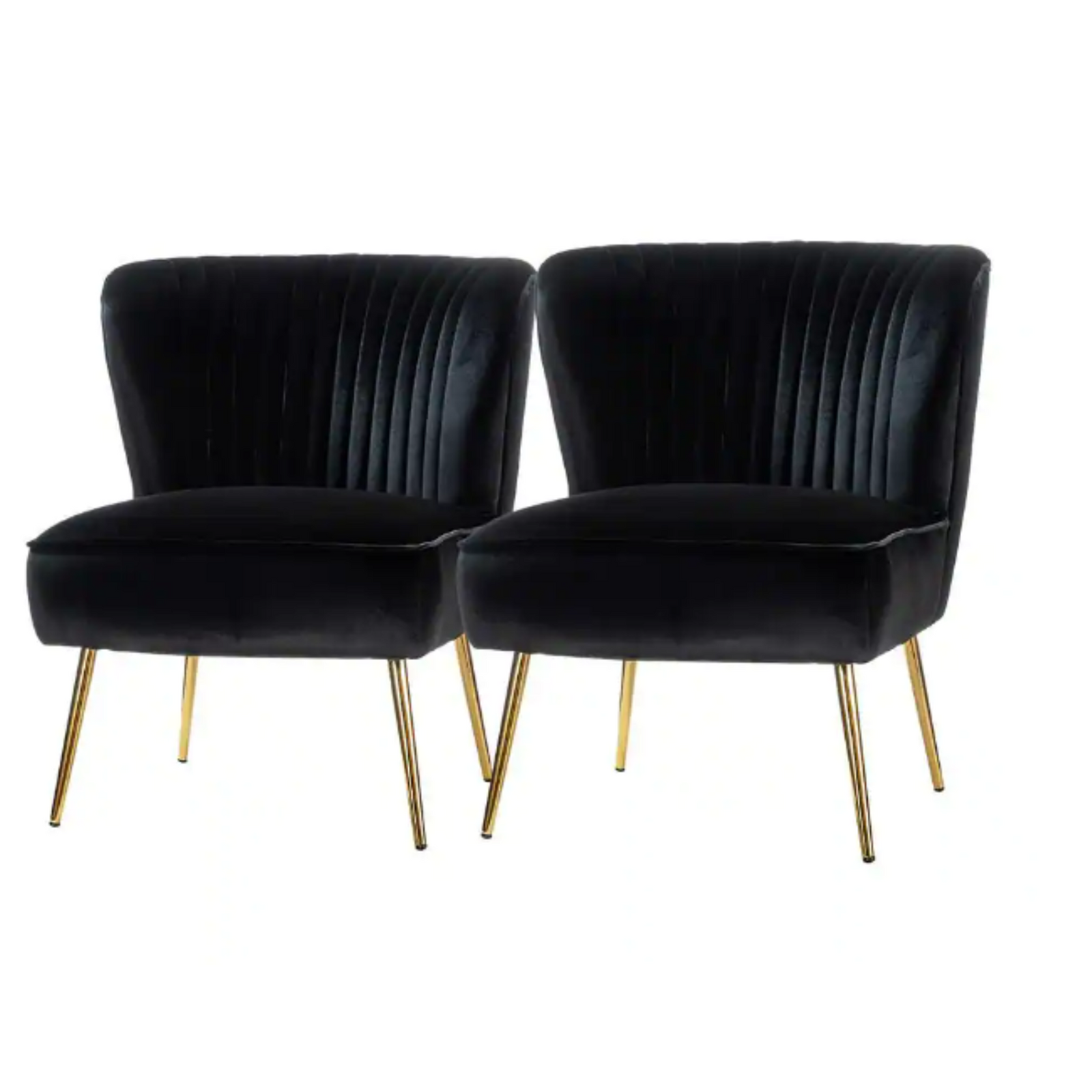 Black Delicia loveseat - 1 seater