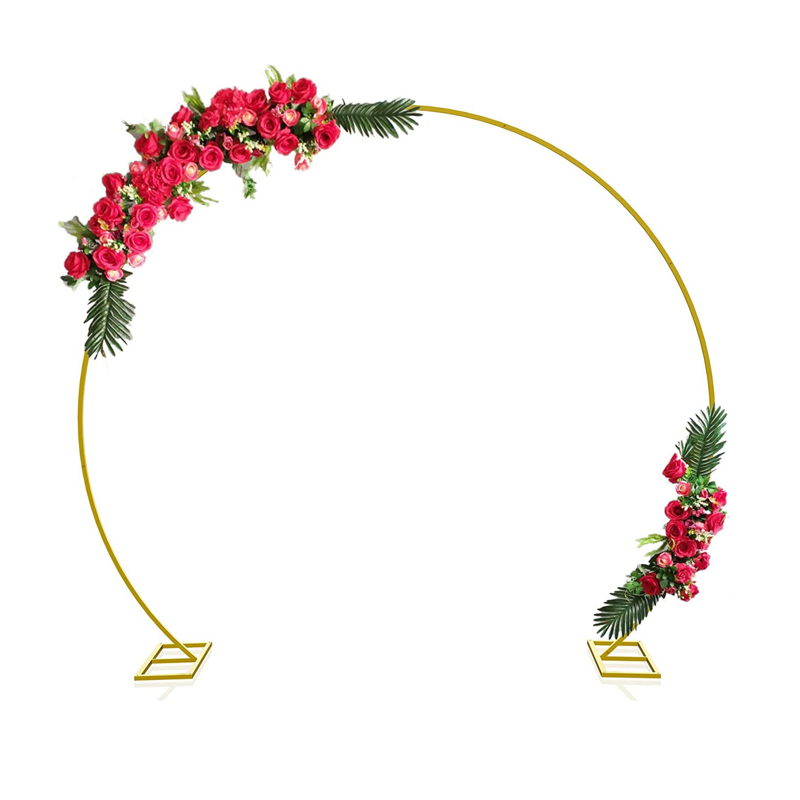 Gold metallic Round backdrop