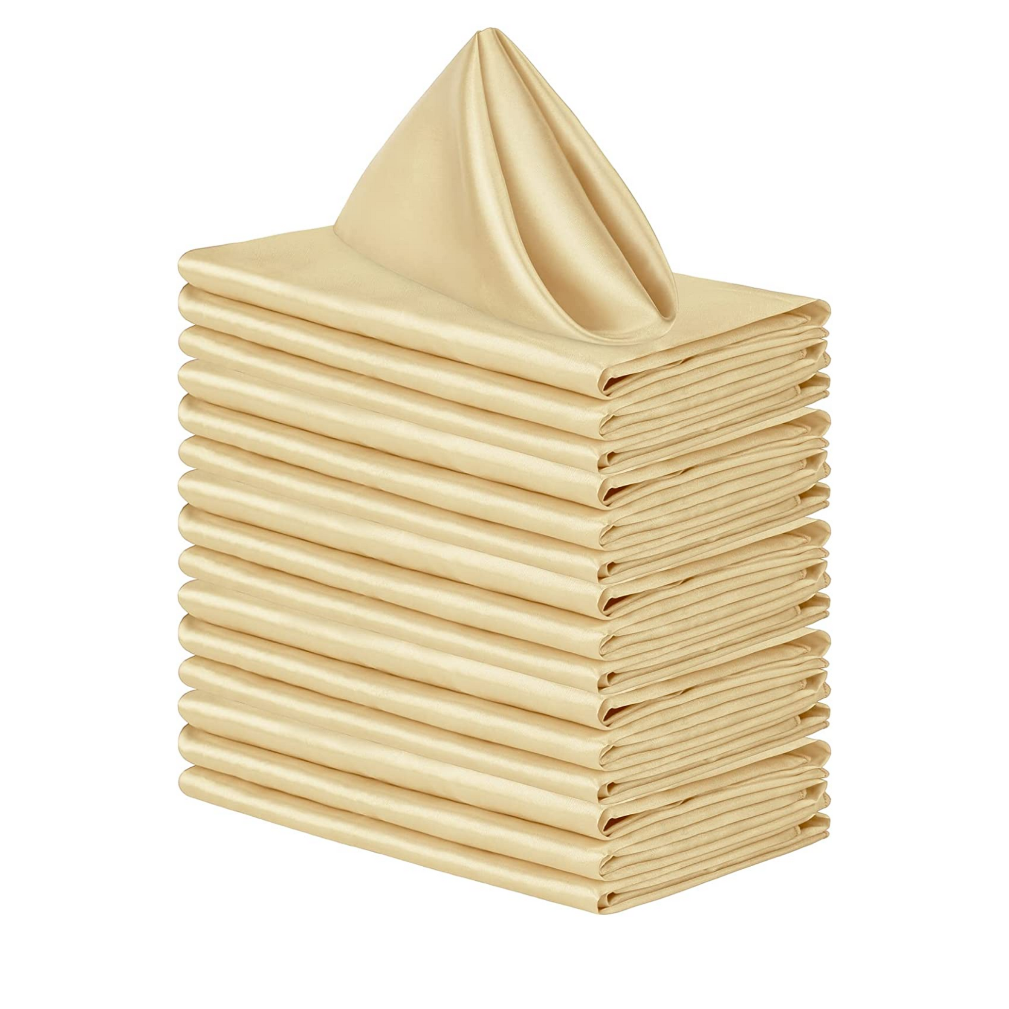 Square Satin Napkin - Champaign
