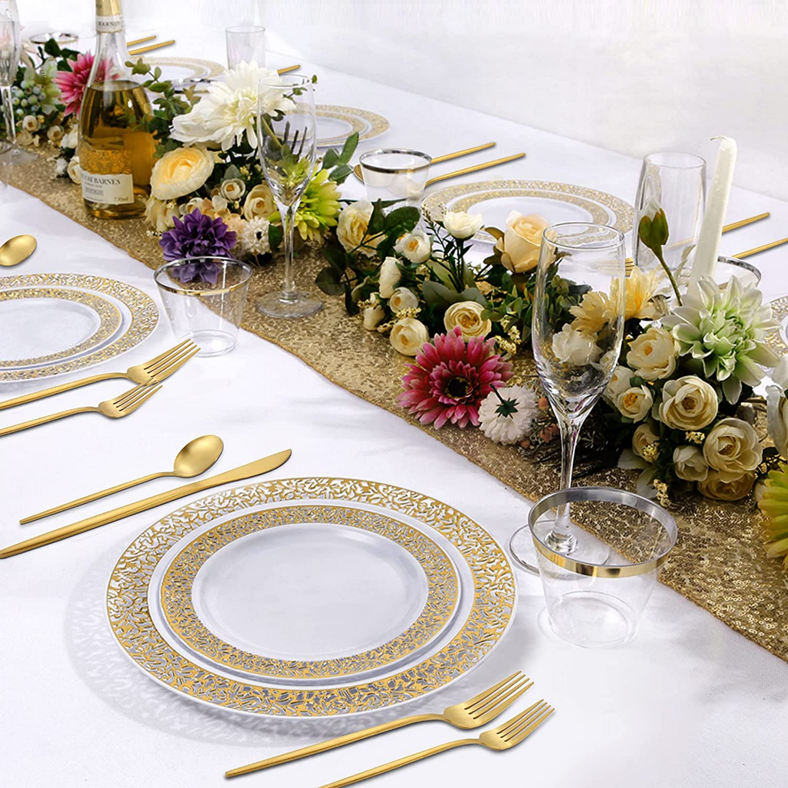 VANVRO Mate Gold Cutlery set