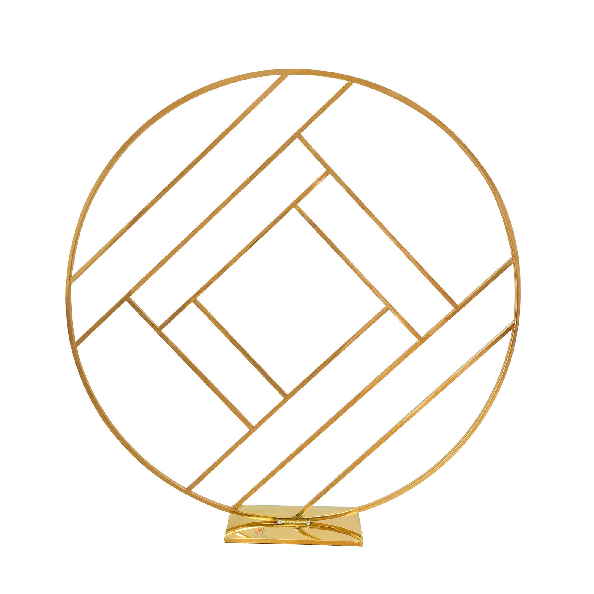 Gold Round Backdrop