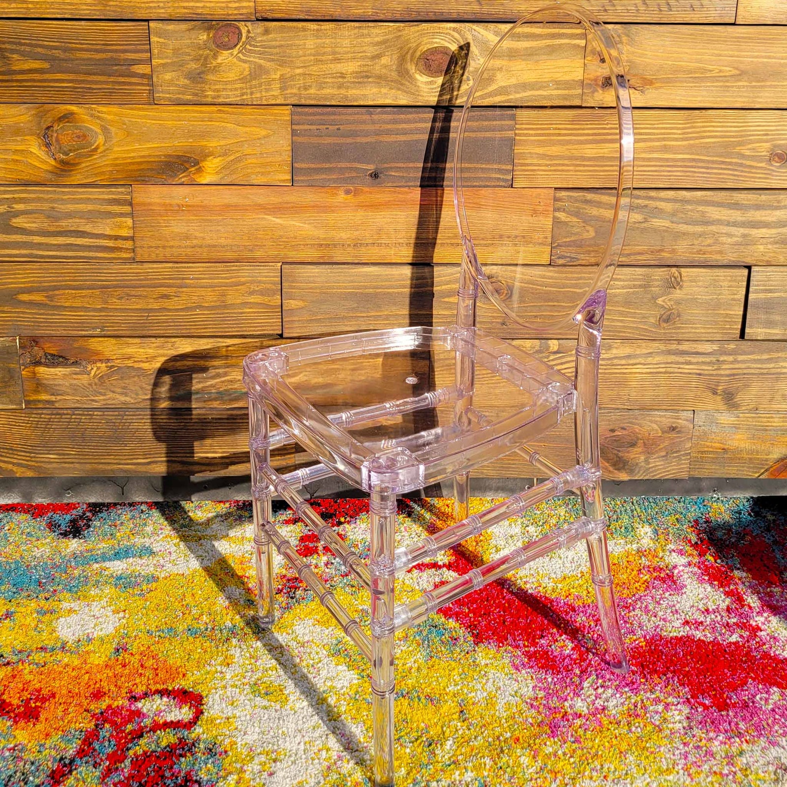 Round Back Ghost Chair