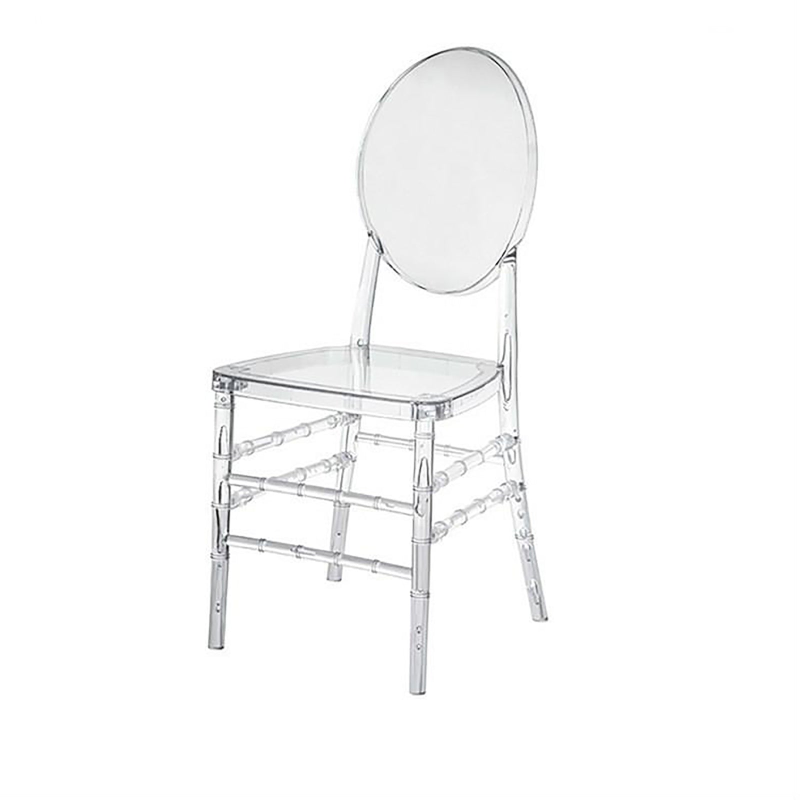 Round Back Ghost Chair