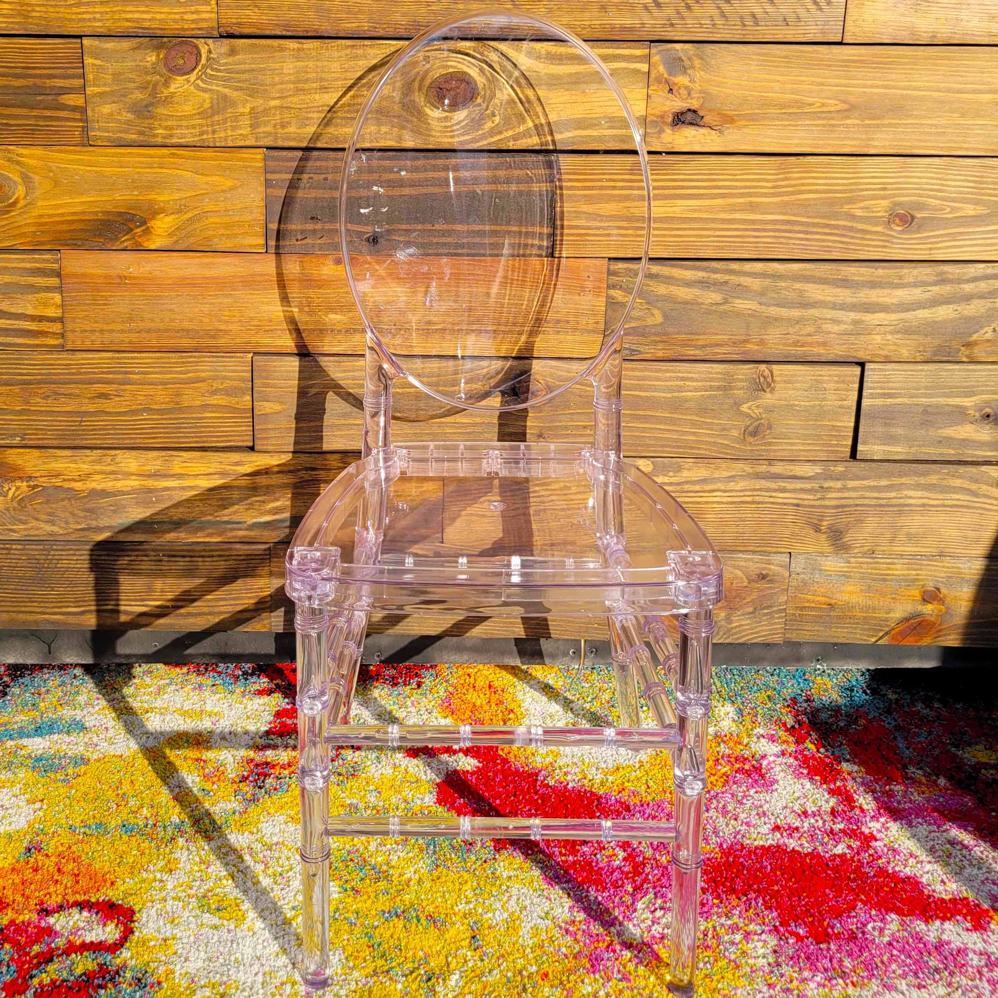 Round Back Ghost Chair