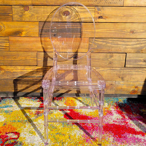 Round Back Ghost Chair