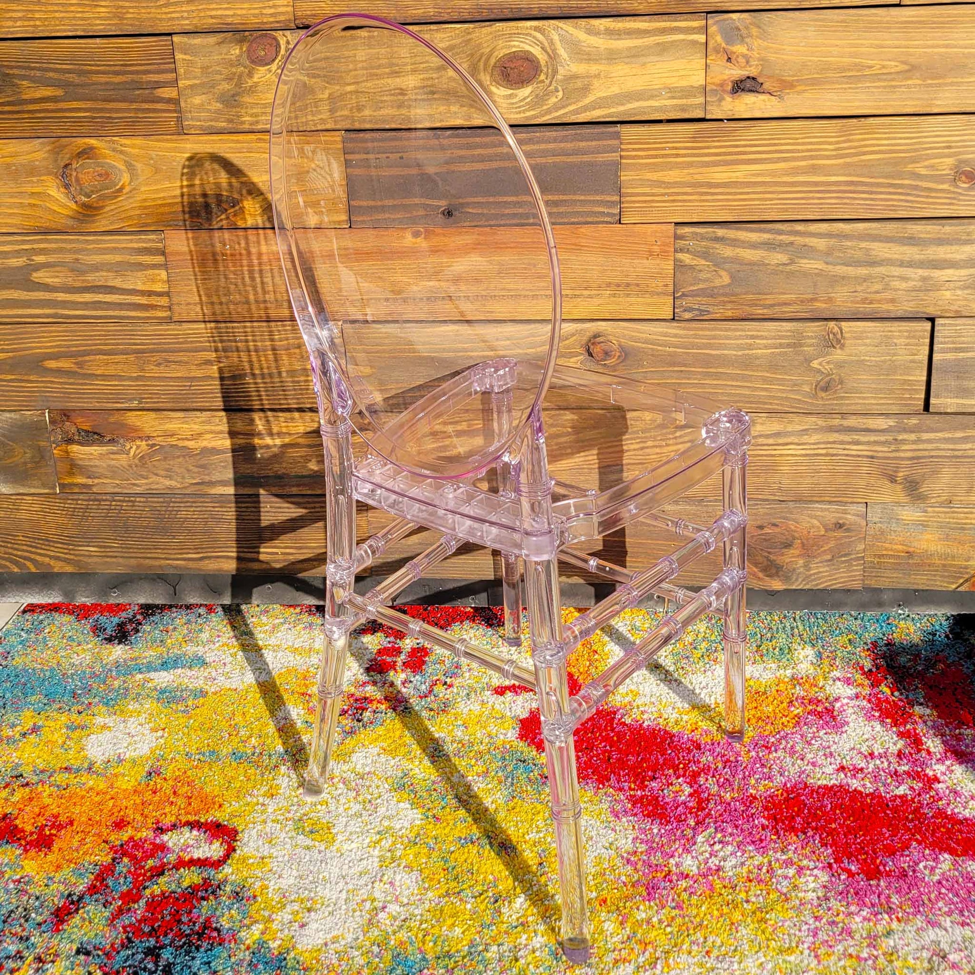 Round Back Ghost Chair