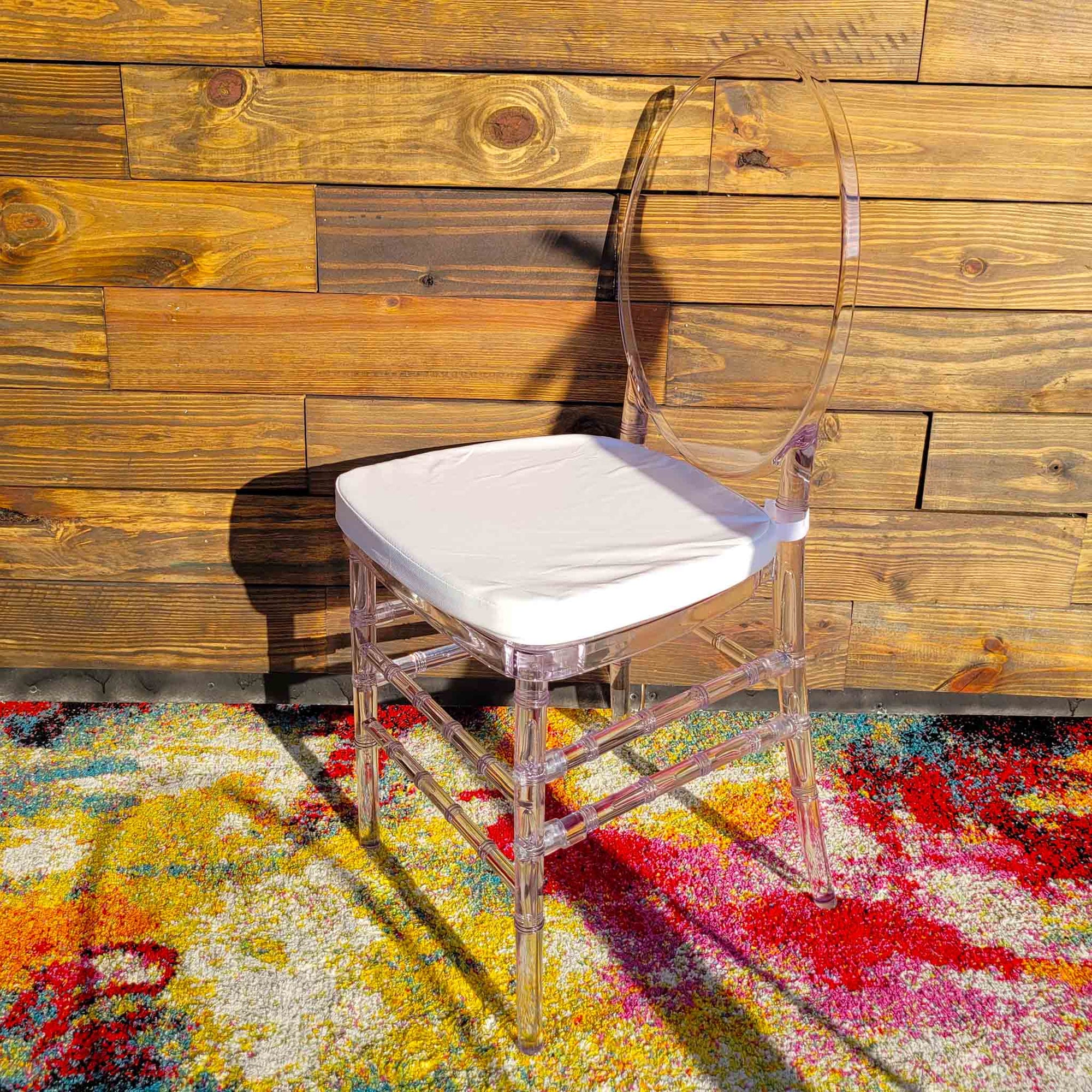 Round Back Ghost Chair