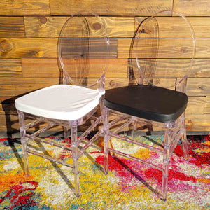 Round Back Ghost Chair