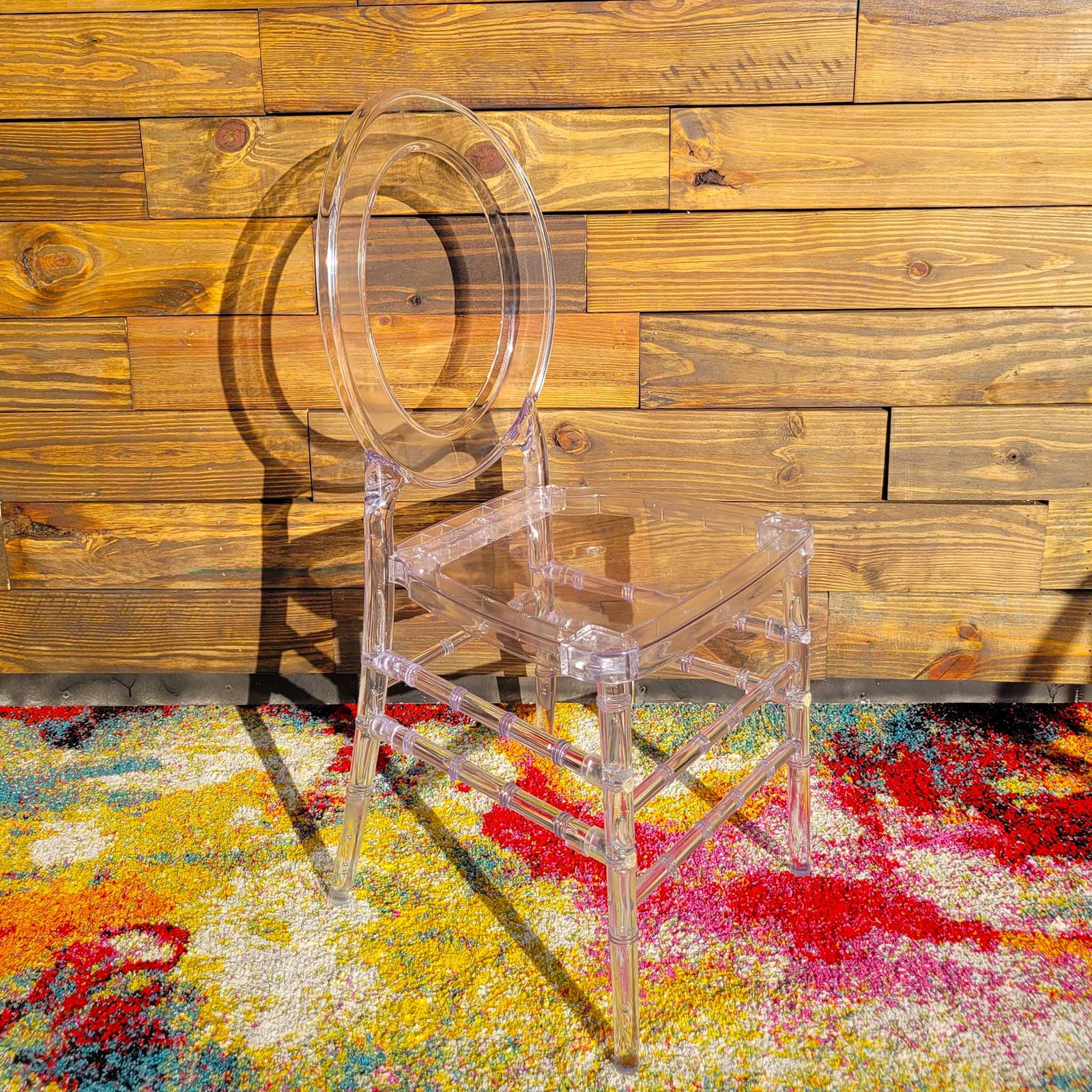 Round O Back Ghost Chair