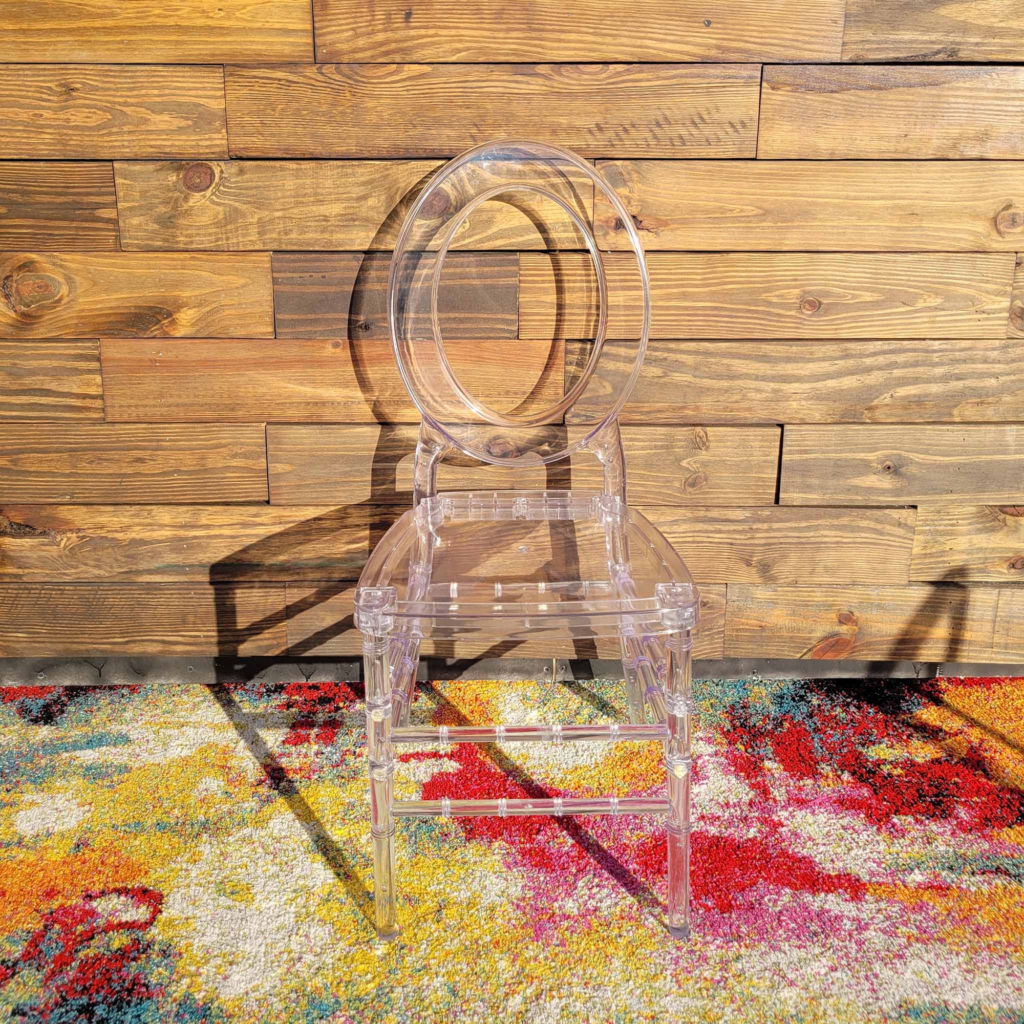 Round O Back Ghost Chair