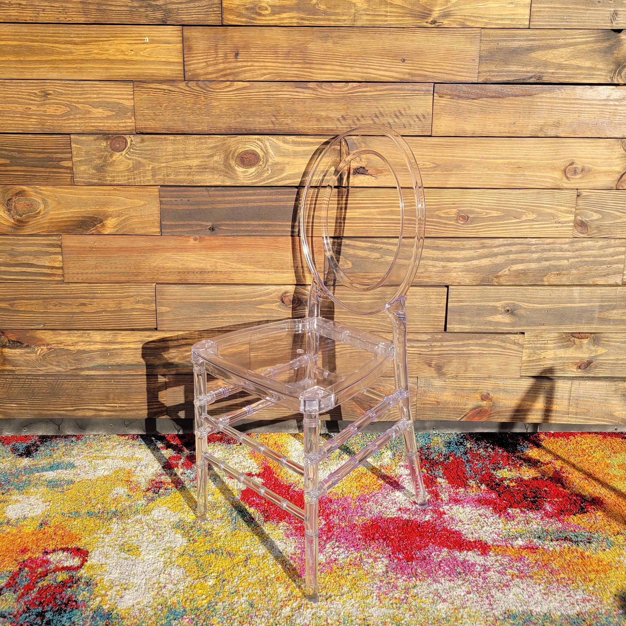 Round O Back Ghost Chair