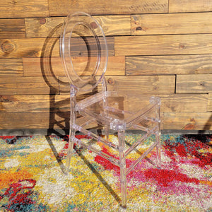 Round O Back Ghost Chair