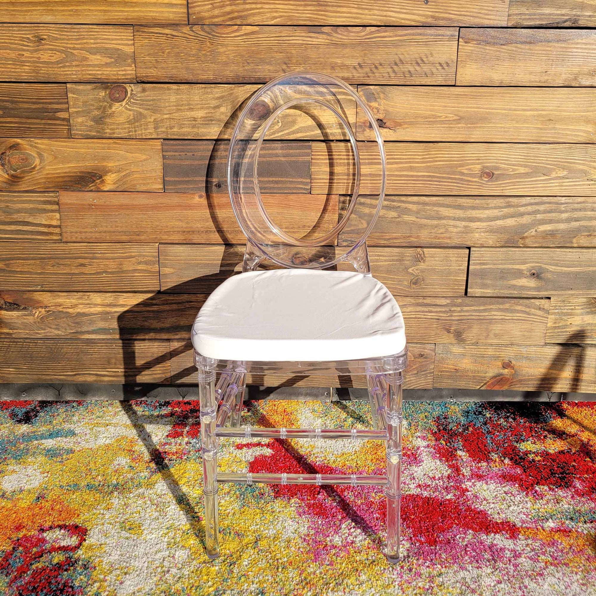 Round O Back Ghost Chair