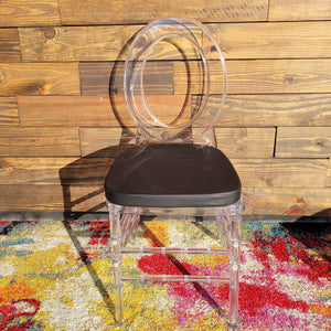 Round O Back Ghost Chair