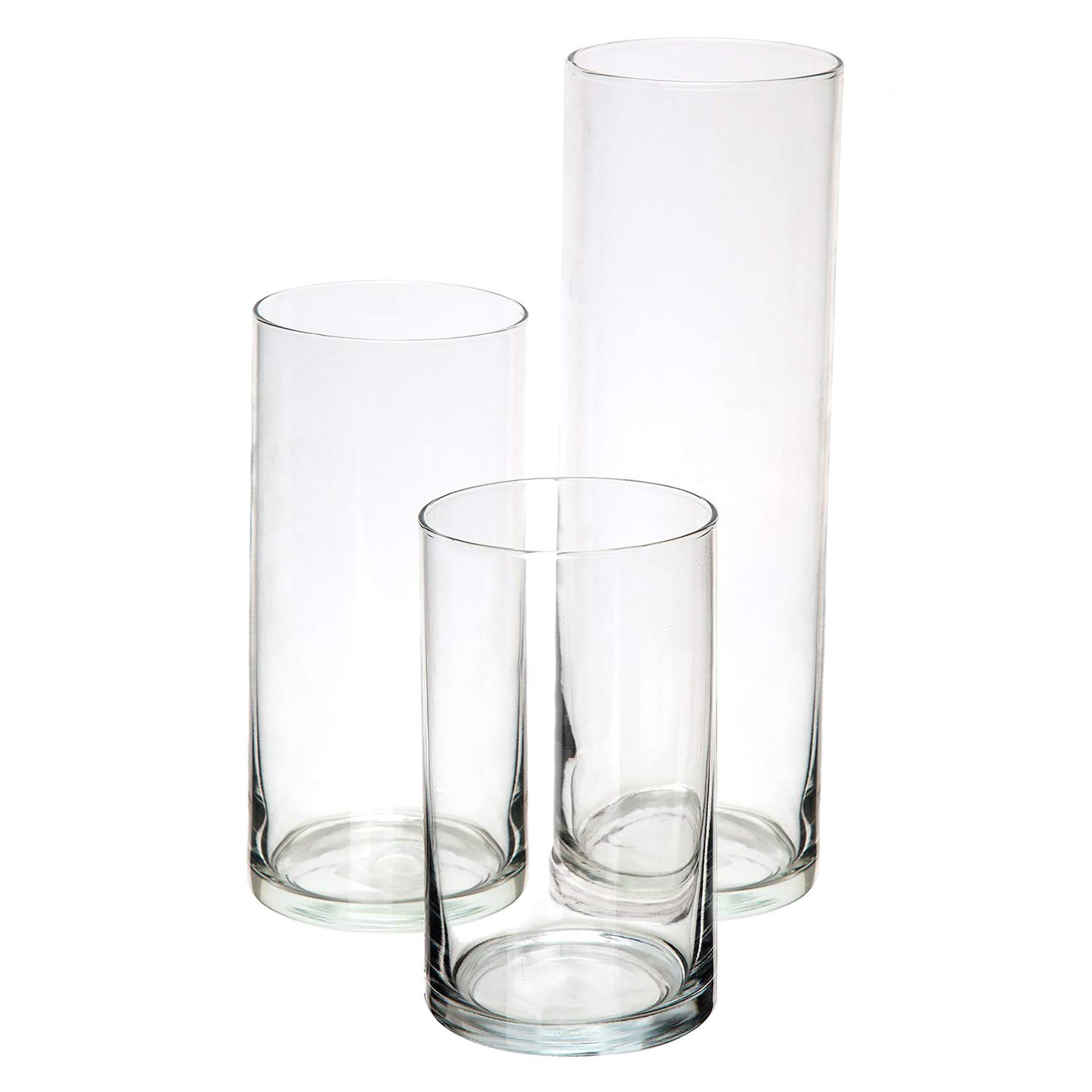 Glass cylinder vase