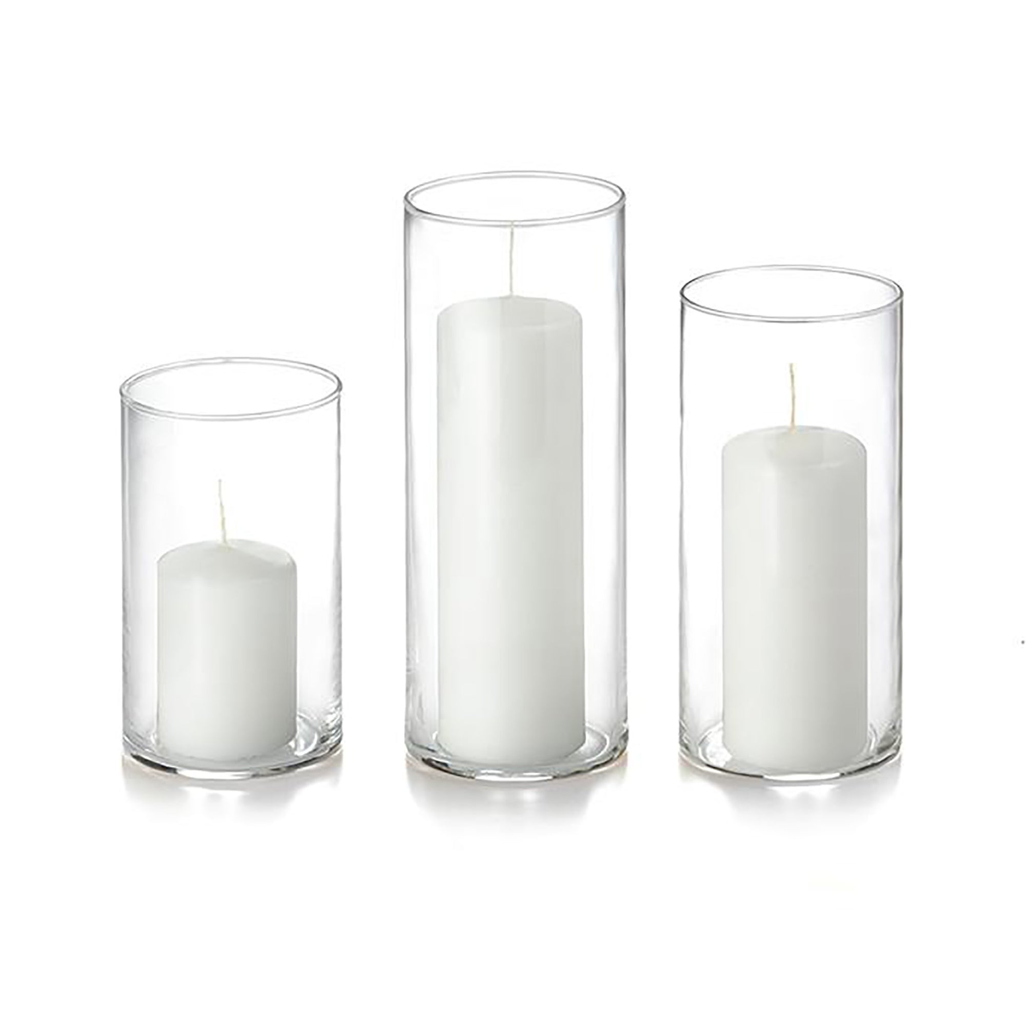 Glass cylinder vase