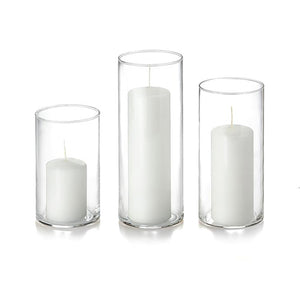 Glass cylinder vase