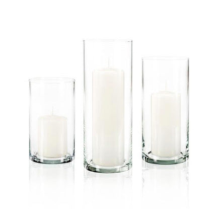 Glass cylinder vase