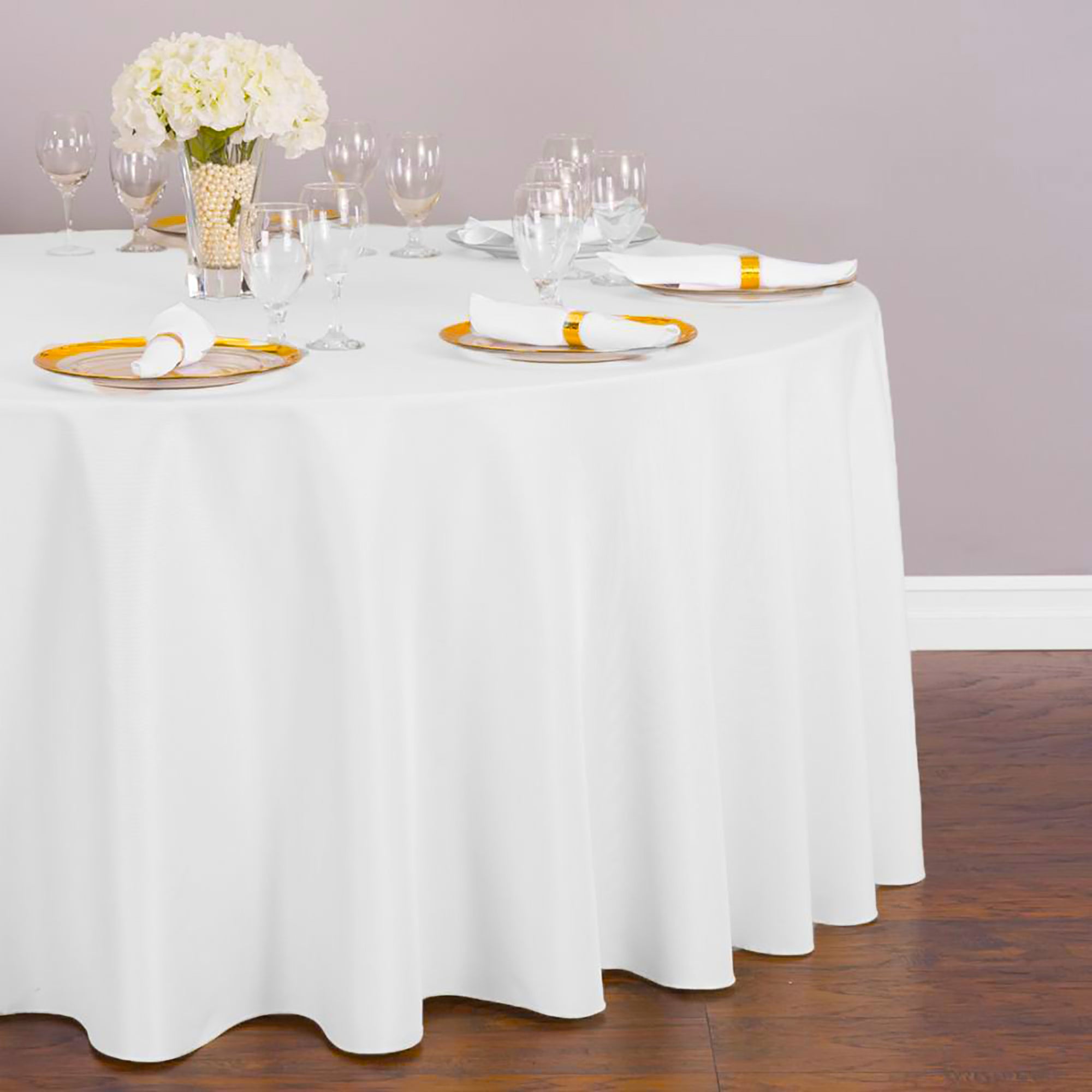 Regular round tablecloth