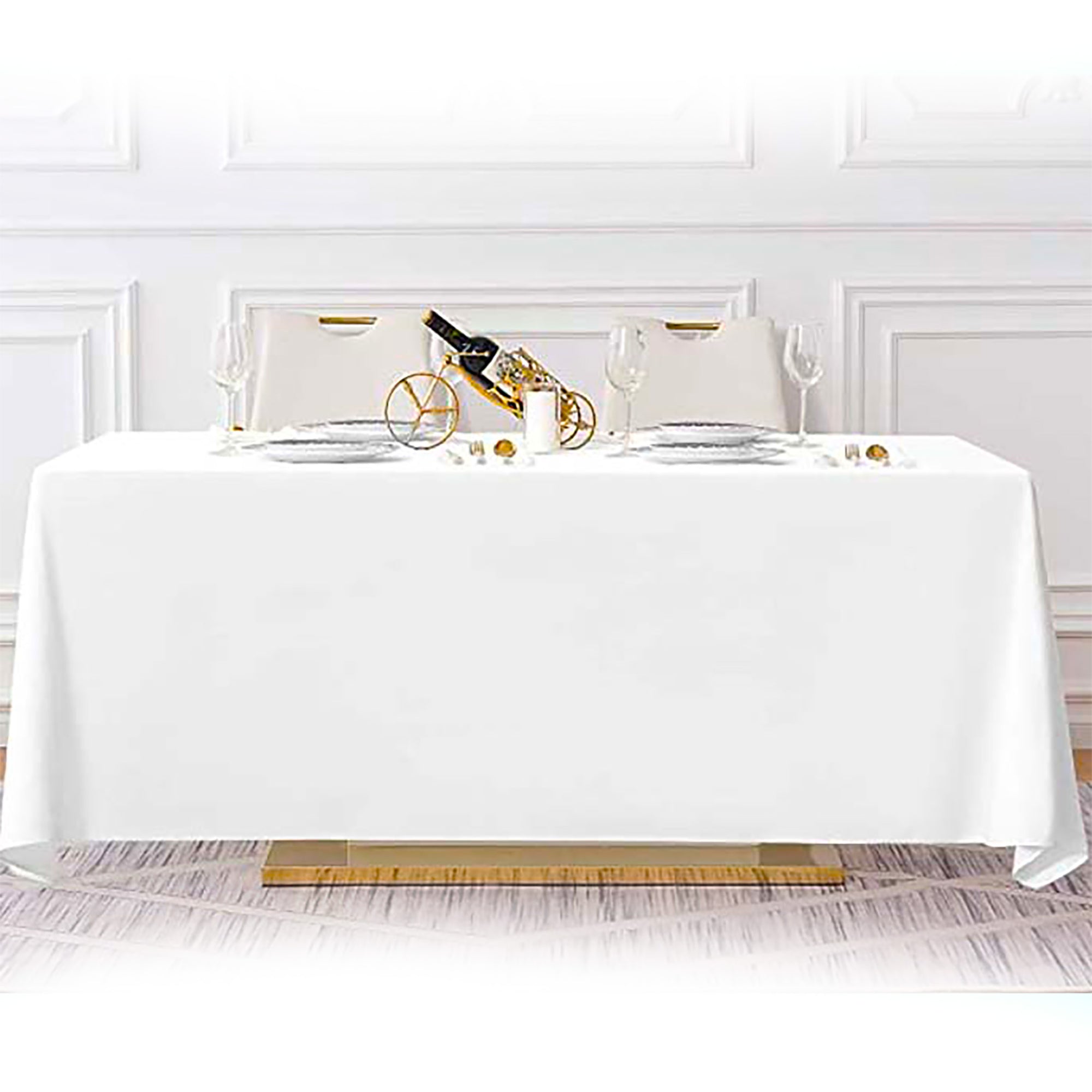 Regular rectangular tablecloth