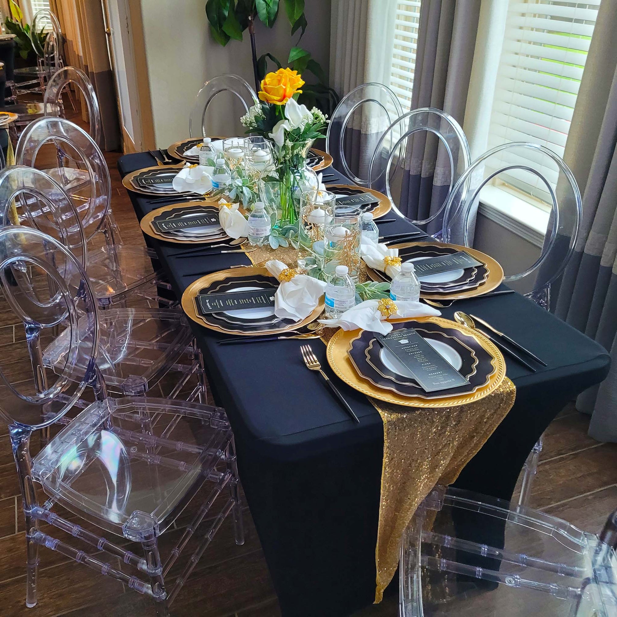 Spandex rectangular tablecloth