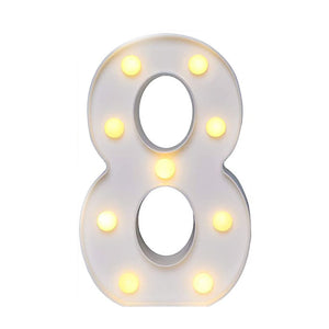 1 Marquee Light Up LED Number, 46 tall - Laguna Party & Rentals