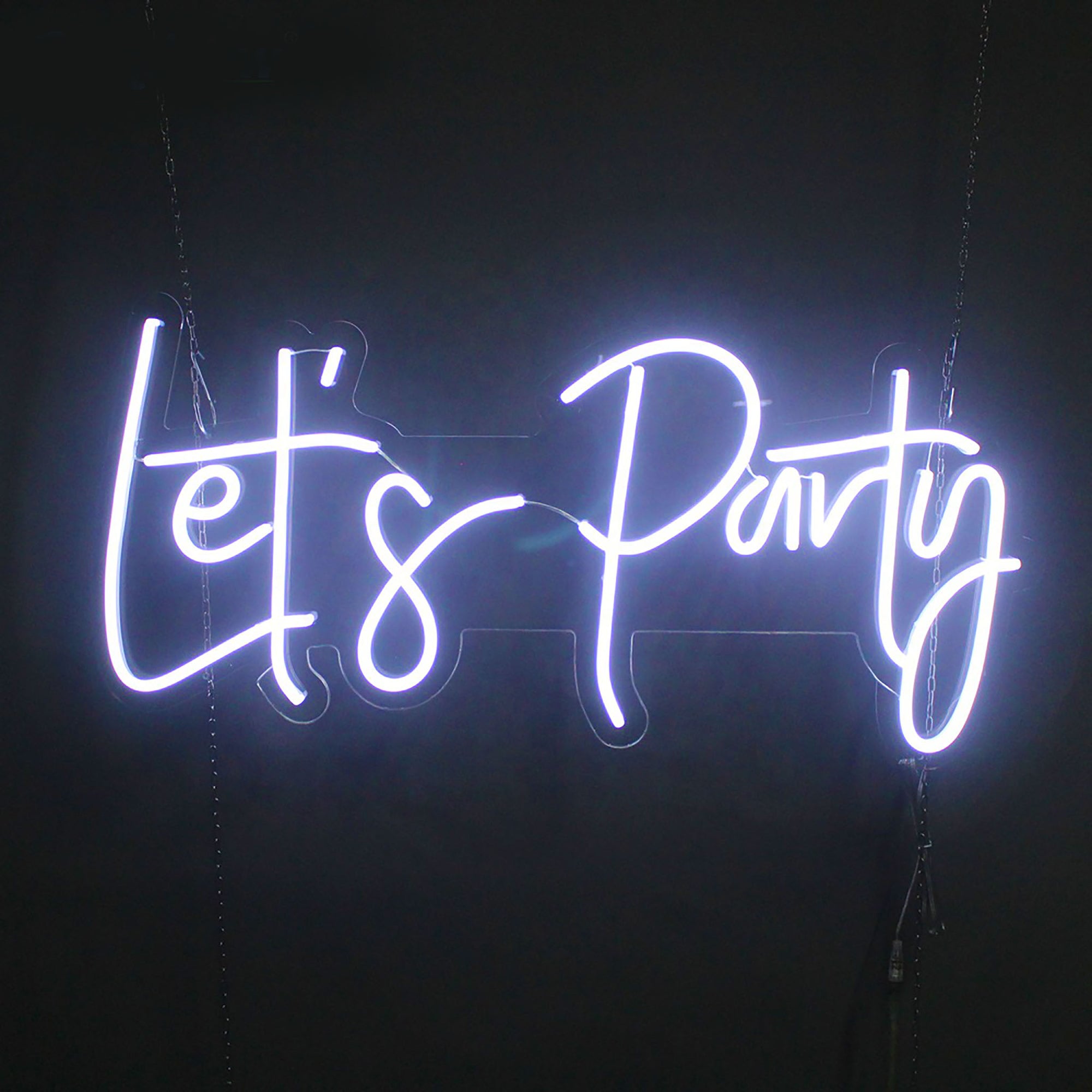 Let's Party neon sign