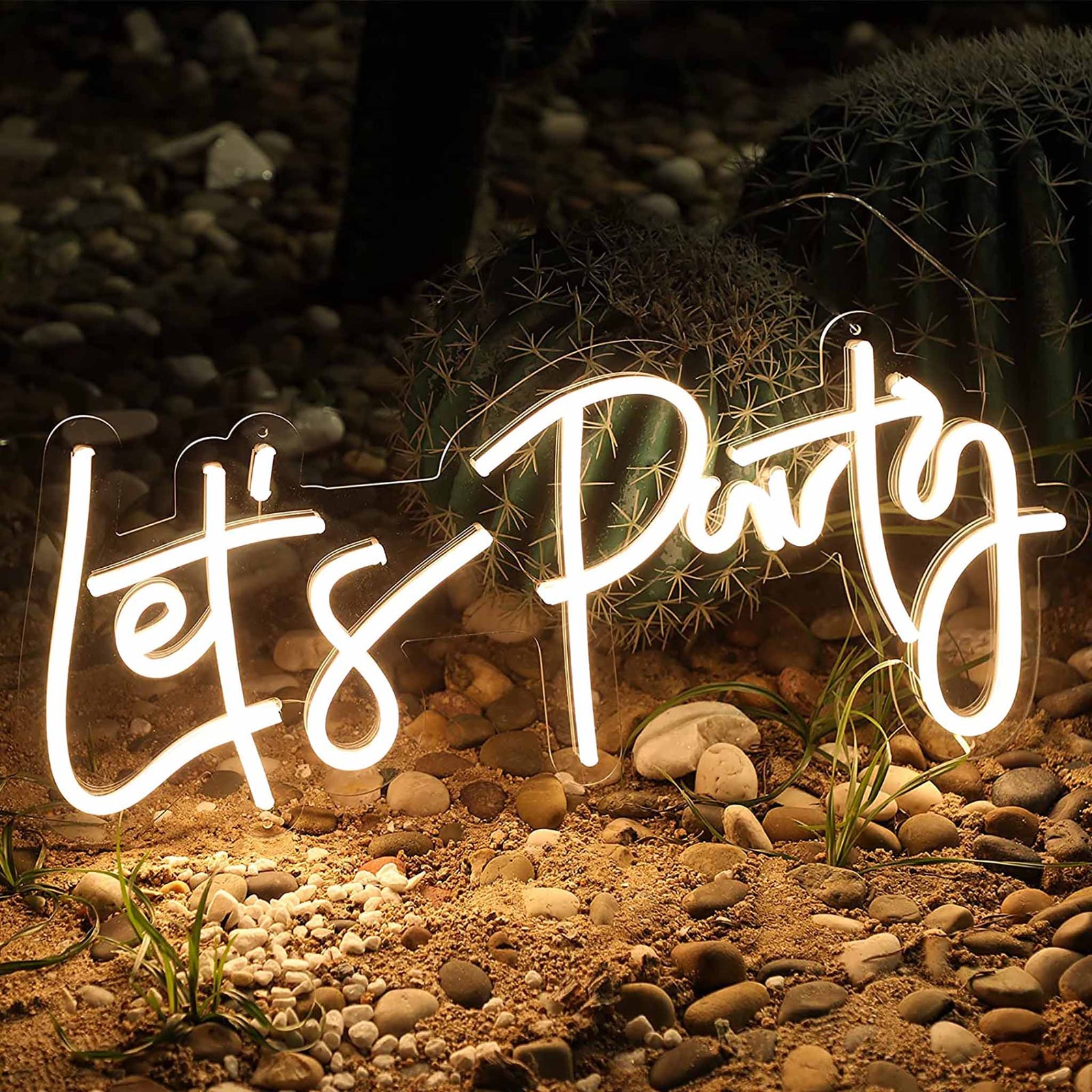Let's Party neon sign