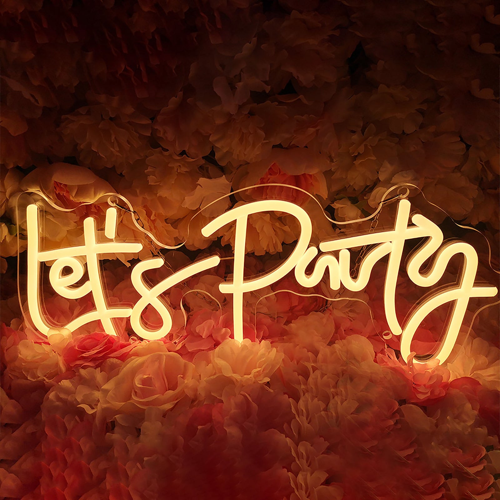 Let's Party neon sign