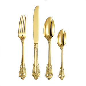 Gold Cutlery set